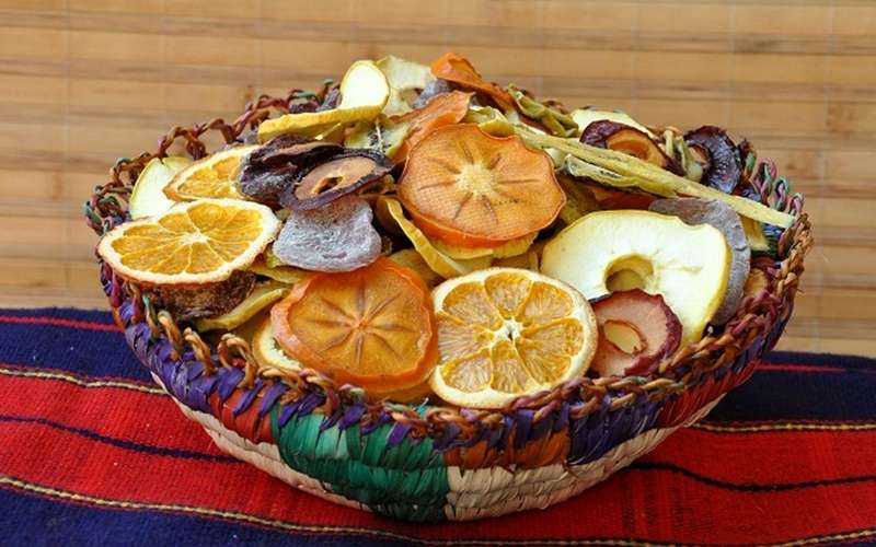 روش خشك كردن ميوه ها