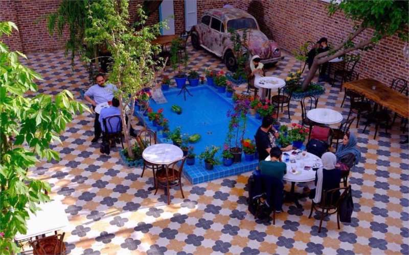 بهترین کافه های روباز تهران